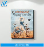 Hummingbird Premium Wall Art Canvas - And They Lived Happily Ever After Premium Canvas