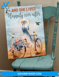 Hummingbird Premium Wall Art Canvas - And They Lived Happily Ever After Premium Canvas