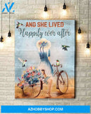 Hummingbird Premium Wall Art Canvas - And They Lived Happily Ever After Premium Canvas