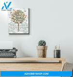 Hummingbird Premium Wall Art Canvas - I See Trees Of Green Red Roses Too Premium Canvas