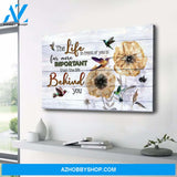 Hummingbird The Life In Front Of You Premium Canvas Wall Art