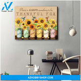 Hummingbird There Is Always Something To Be Thankful For Canvas Wall Art