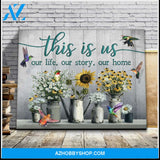 Hummingbird This Is Us Canvas Wall Art