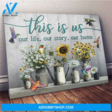 Hummingbird This Is Us Canvas Wall Art
