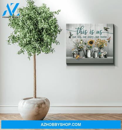 Hummingbird This Is Us Canvas Wall Art