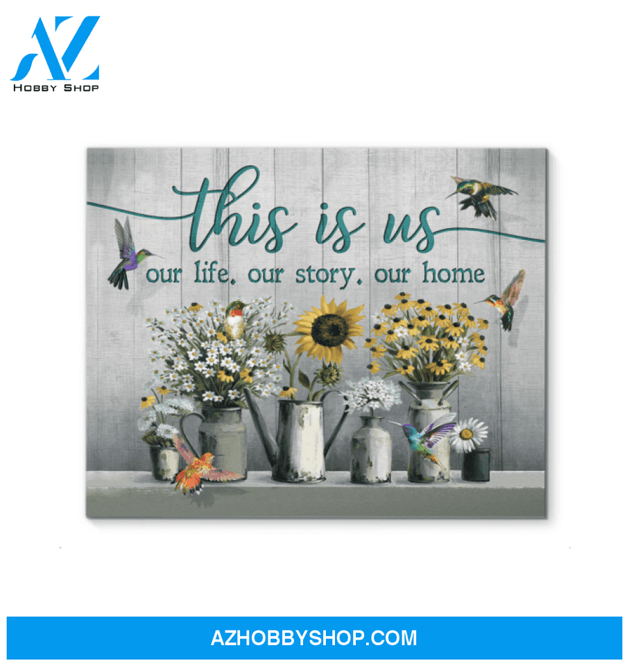 Hummingbird This Is Us Canvas Wall Art