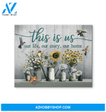 Hummingbird This Is Us Canvas Wall Art