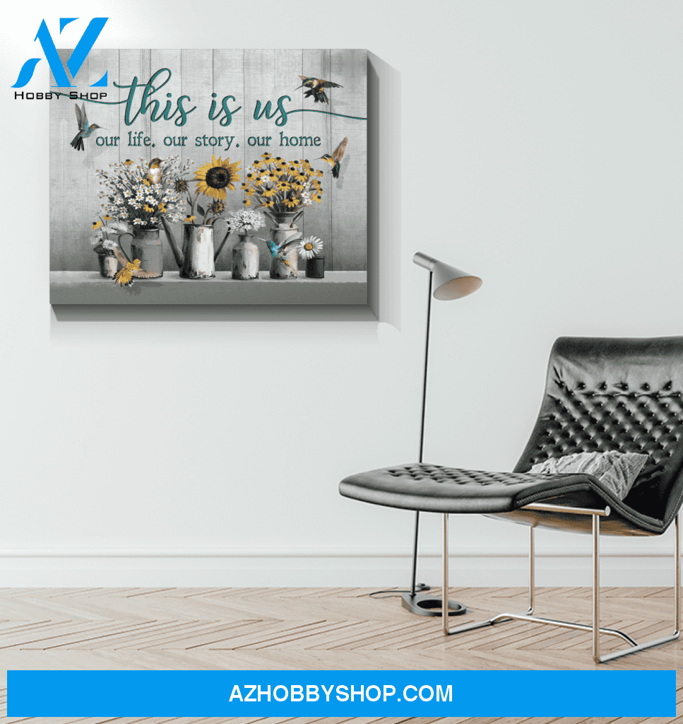 Hummingbird This Is Us Canvas Wall Art