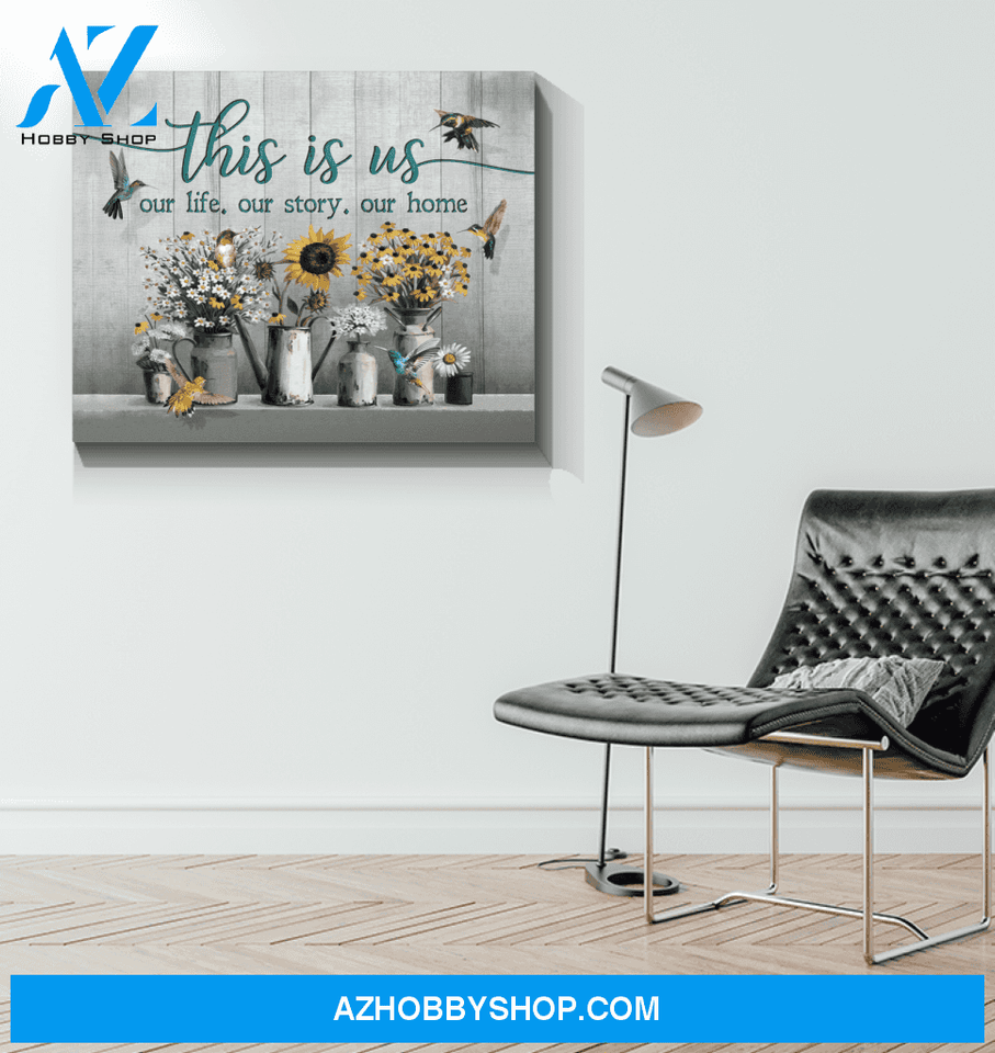 Hummingbird This Is Us Canvas Wall Art