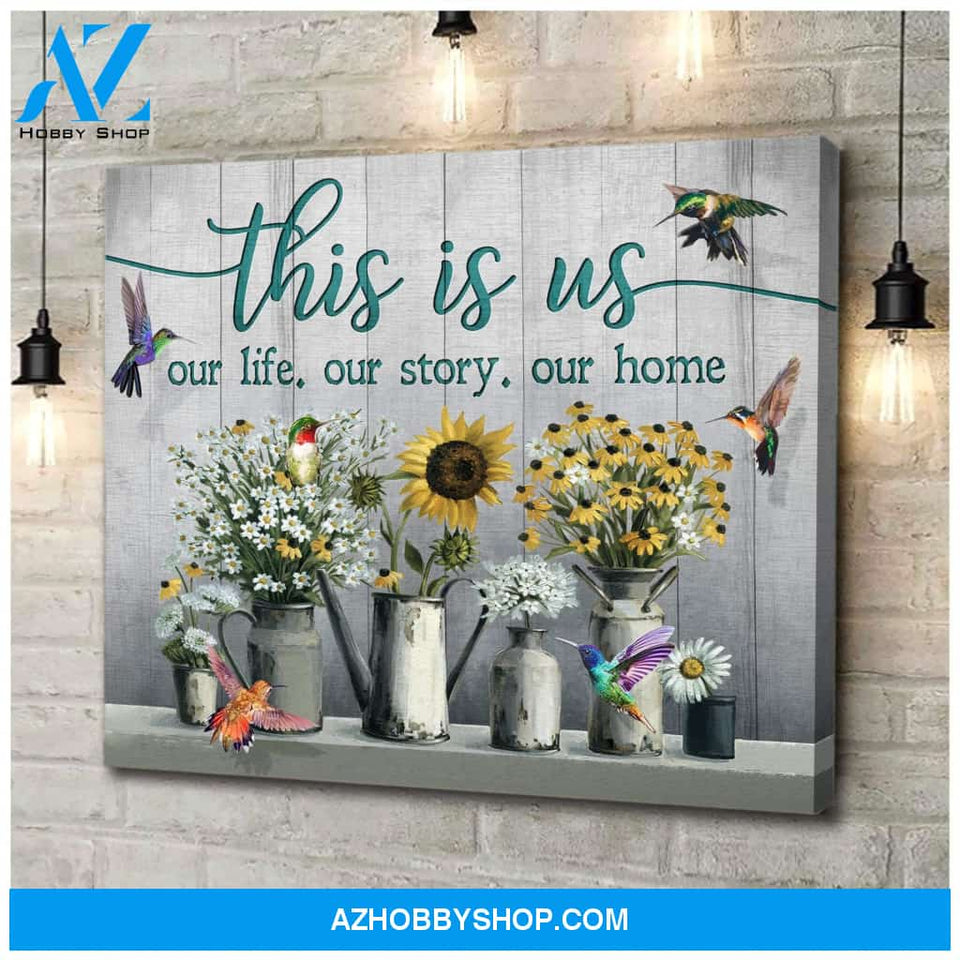 Hummingbird This Is Us Canvas Wall Art