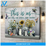 Hummingbird This Is Us Canvas Wall Art
