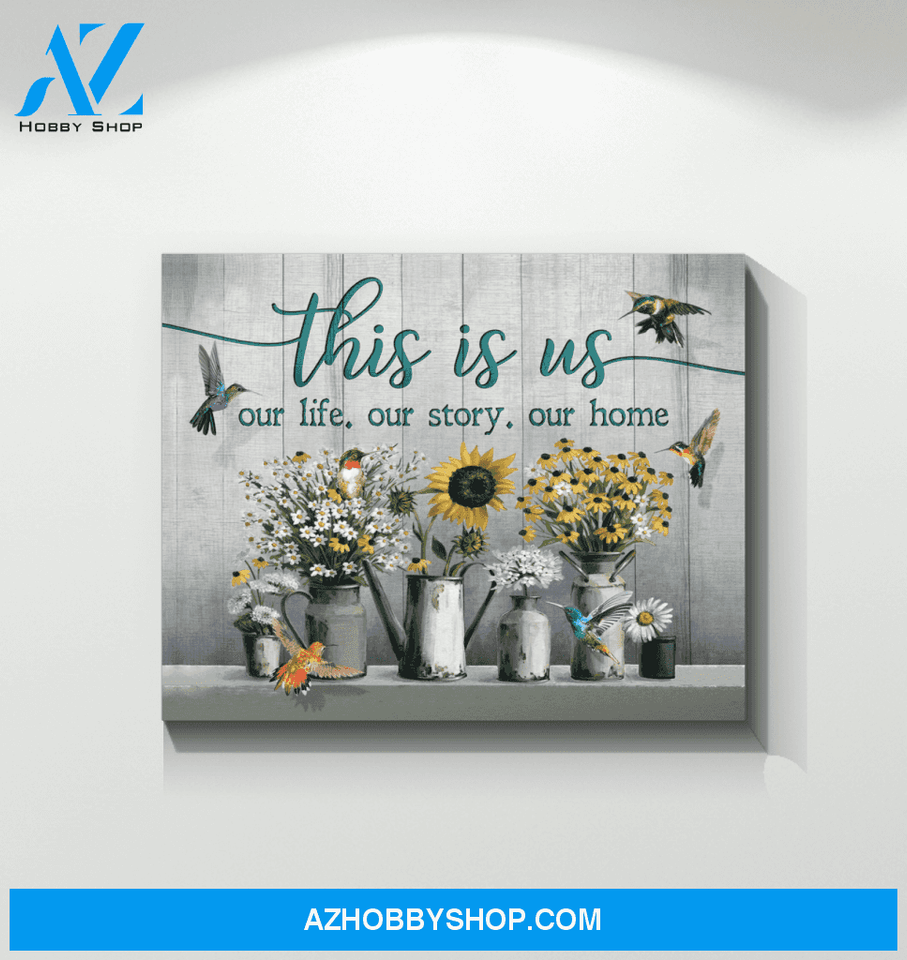 Hummingbird This Is Us Canvas Wall Art