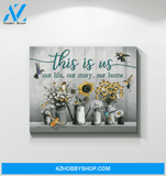 Hummingbird This Is Us Canvas Wall Art