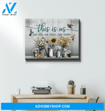 Hummingbird This Is Us Canvas Wall Art