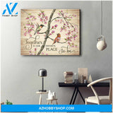 Hummingbird Together Is Our Favorite Place To Be Canvas Wall Art