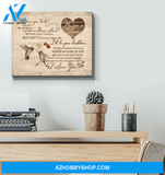 Hummingbird - We Are A Team - Canvas Wall Art