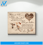 Hummingbird - We Are A Team - Canvas Wall Art