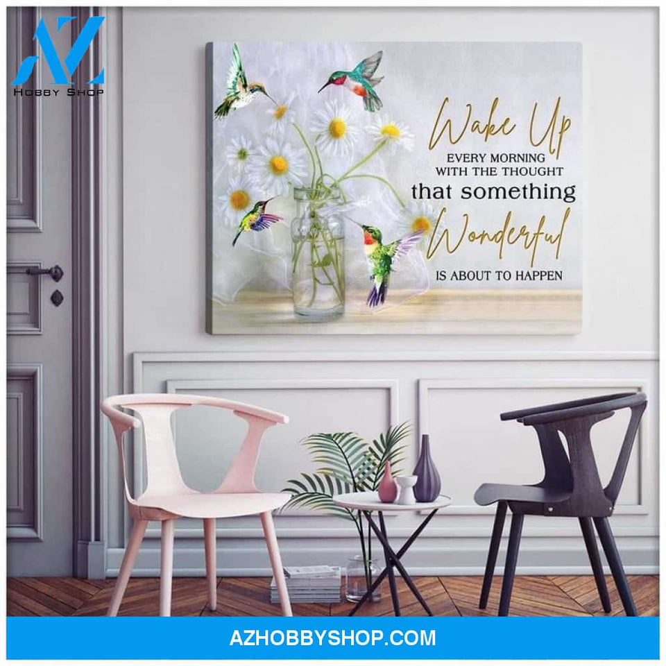 Hummingbird Wonderful Canvas Wall Art, Wall Decor Visual Art