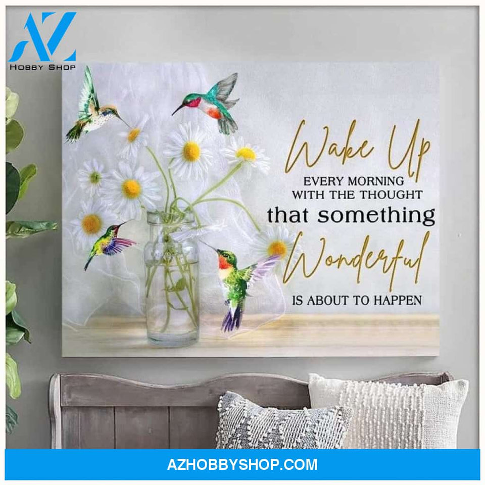 Hummingbird Wonderful Canvas Wall Art, Wall Decor Visual Art