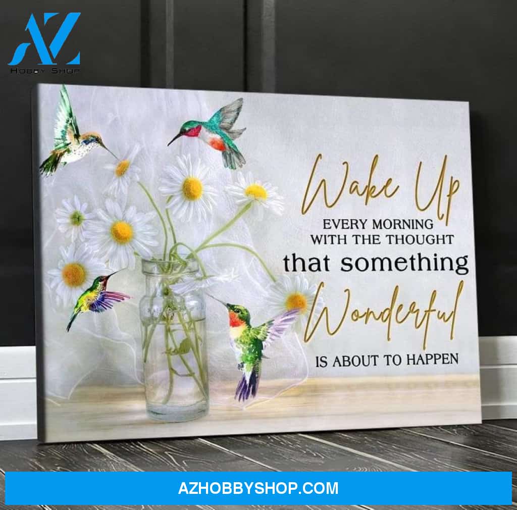 Hummingbird Wonderful Canvas Wall Art, Wall Decor Visual Art