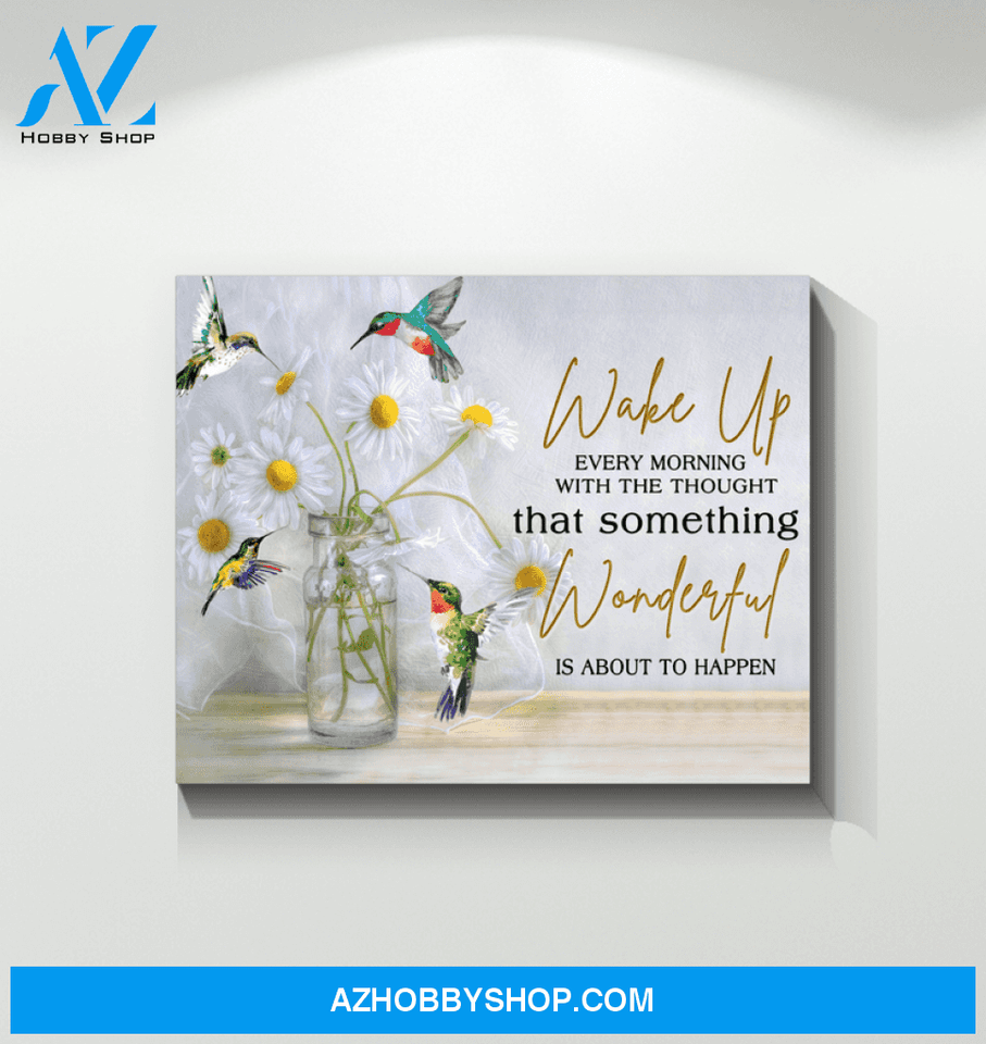 Hummingbird Wonderful Canvas Wall Art, Wall Decor Visual Art