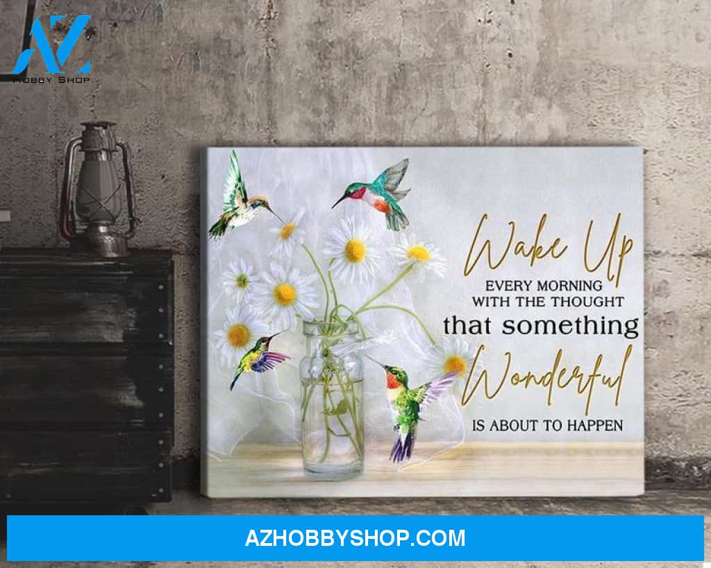Hummingbird Wonderful Canvas Wall Art, Wall Decor Visual Art