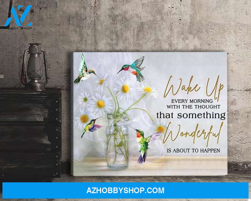 Hummingbird Wonderful Canvas Wall Art, Wall Decor Visual Art