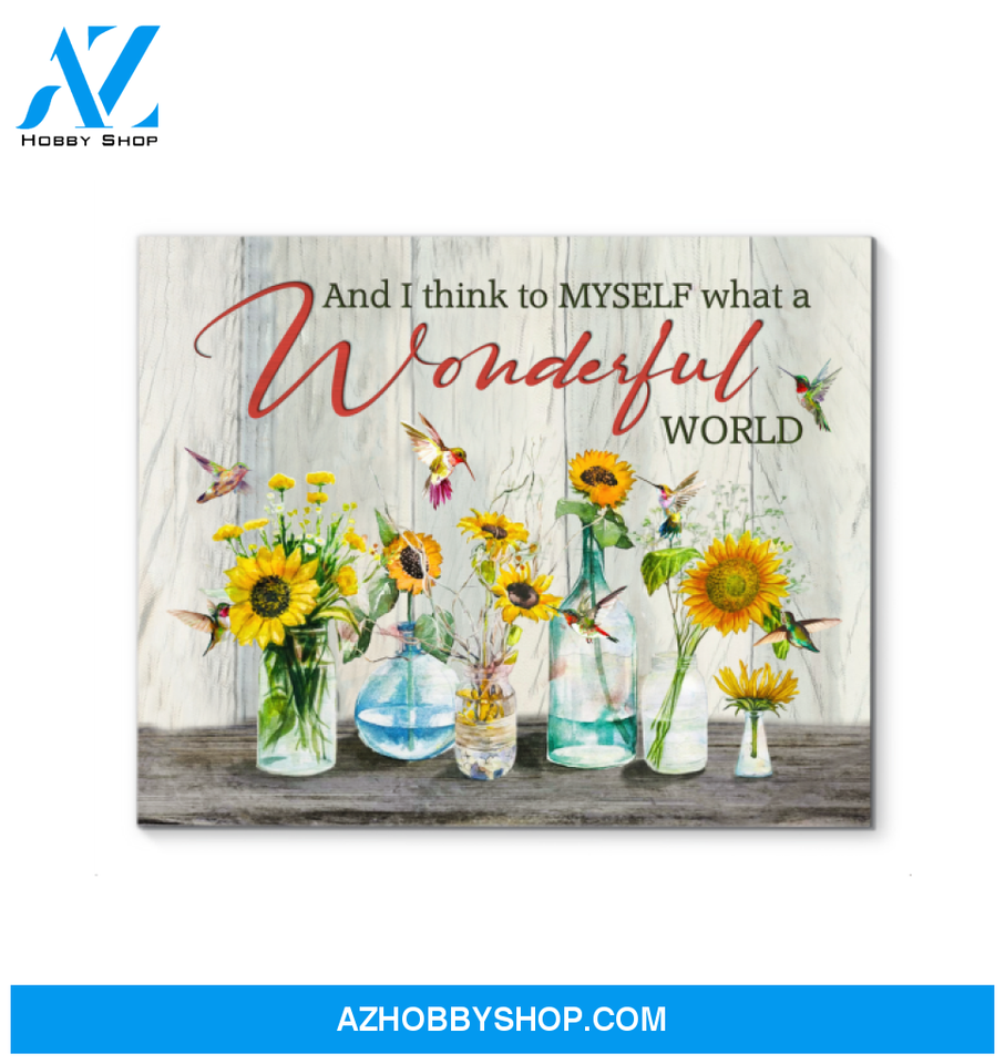 Hummingbird Wonderful Canvas Wall Art