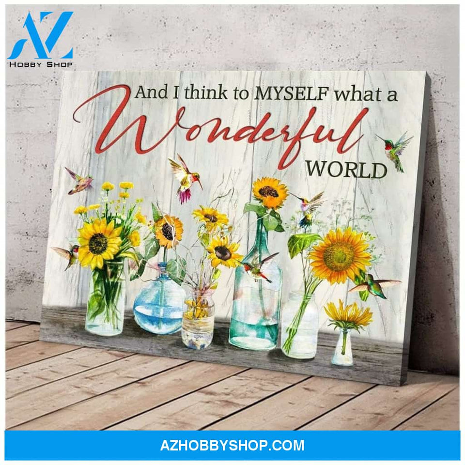 Hummingbird Wonderful Canvas Wall Art