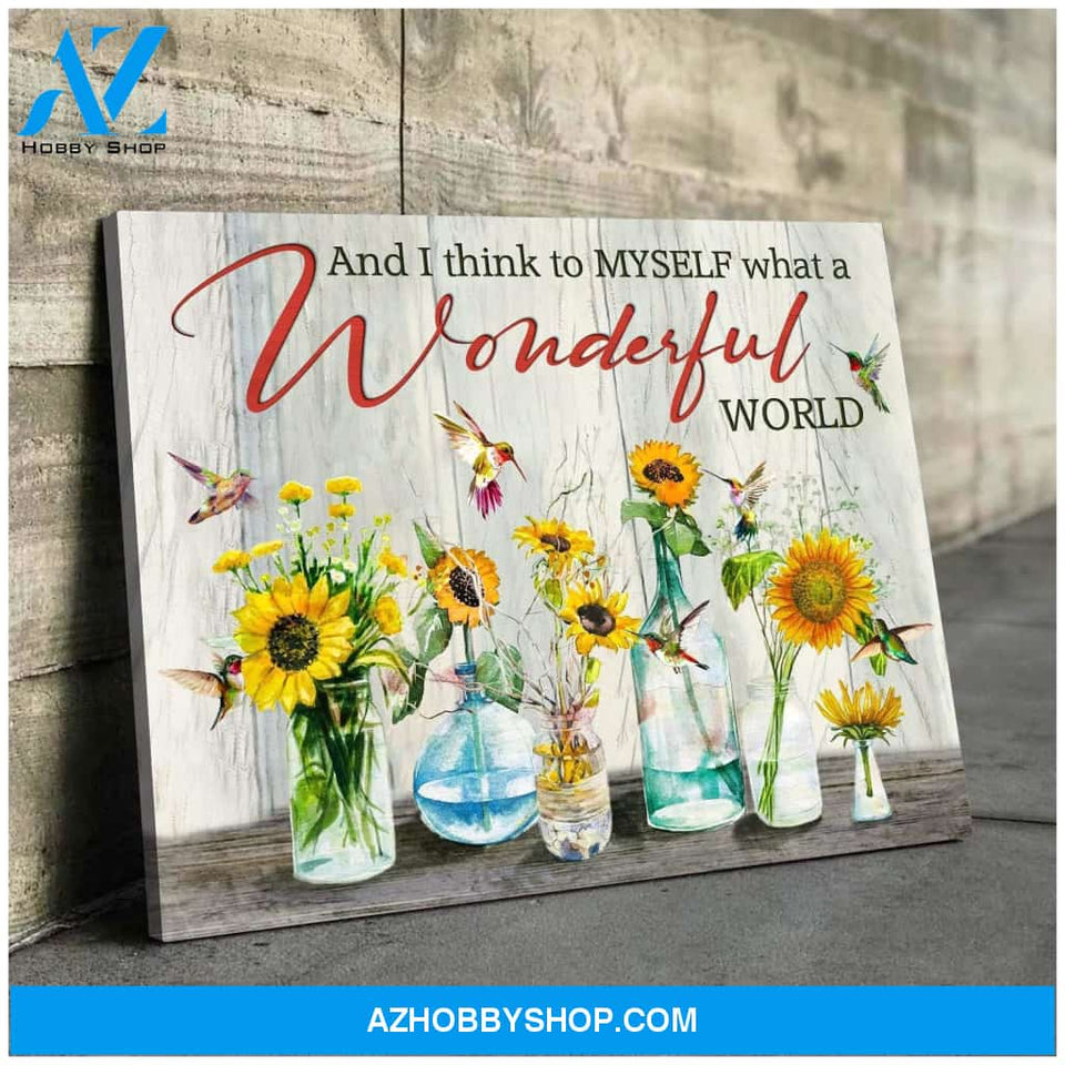 Hummingbird Wonderful Canvas Wall Art