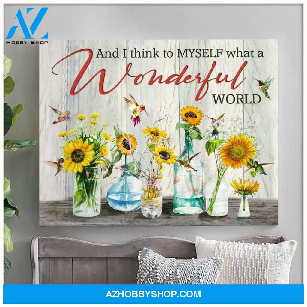 Hummingbird Wonderful Canvas Wall Art
