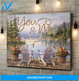 Hummingbird You And Me We Got This - Matte Canvas, gift for you, gift for hummingbird lover, gift for couple, gift for him, gift for her, living room wall art, living room picture