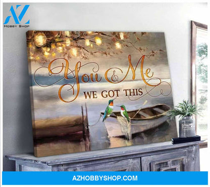 Hummingbird You&Me Canvas Wall Art