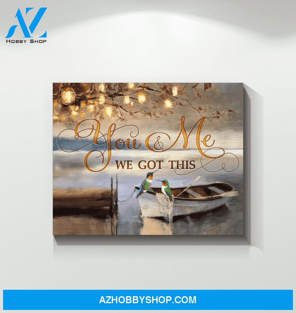 Hummingbird You&Me Canvas Wall Art
