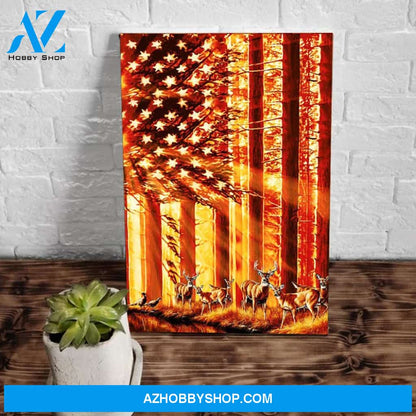 Hunter Canvas, Gift For Hunter Canvas Wall Art