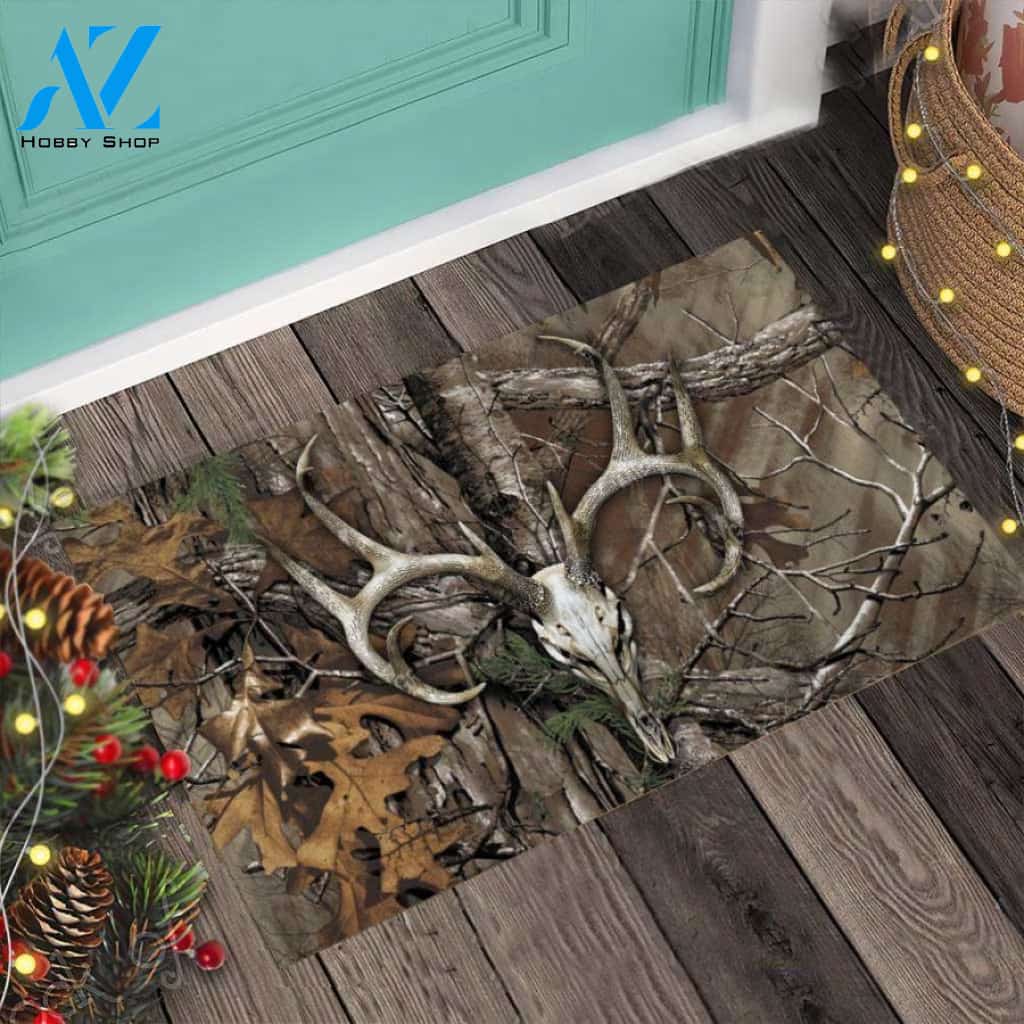 Hunting Easy Clean Welcome DoorMat | Felt And Rubber | 40x60 cm | 45x75 cm | 60x90 cm | Colorful | DO1102