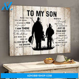 Hunting Gift To My Son From Dad Hunting Lover Canvas Gift For Son