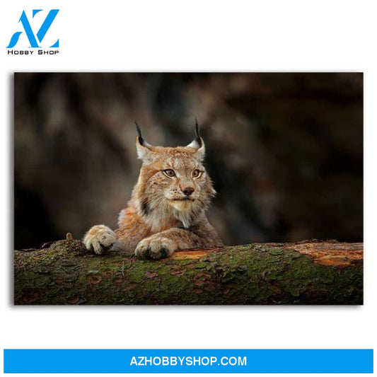 Hunting Lynx Full Hd Personalized Customized Canvas Art Wall Art Wall Decor