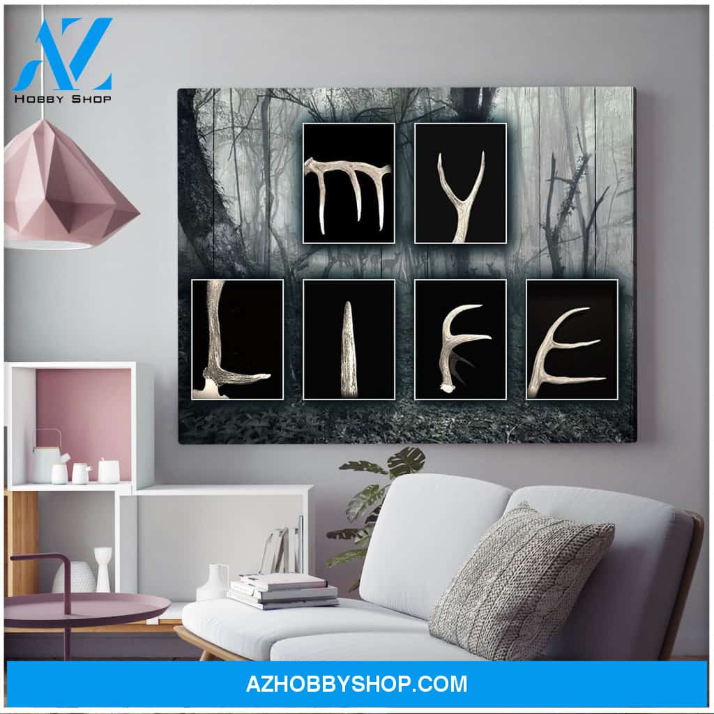 Hunting My Life Special Custom Design Canvas Gift