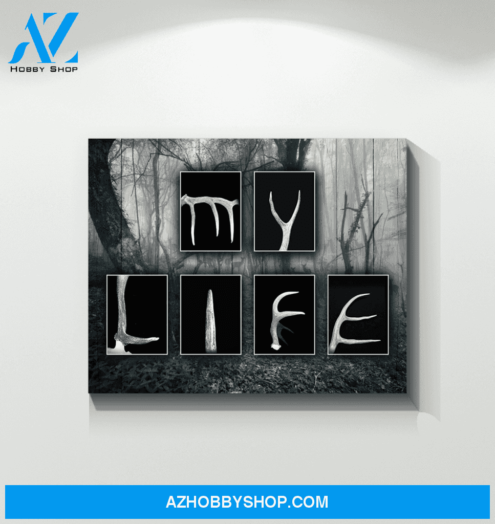 Hunting My Life Special Custom Design Canvas Gift