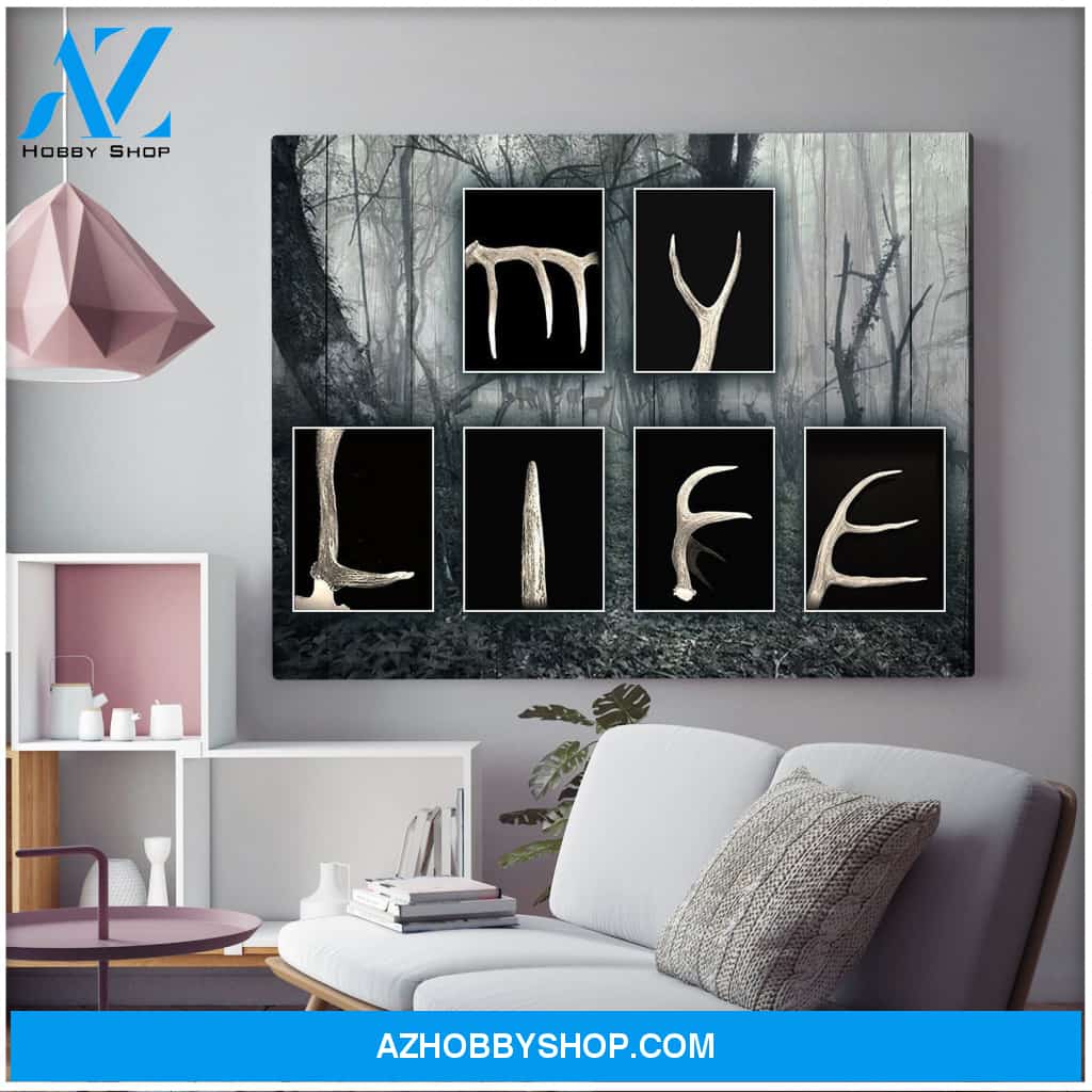 Hunting My Life Special Custom Design Canvas Gift