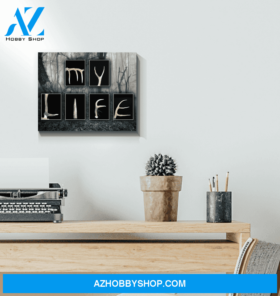 Hunting My Life Special Custom Design Canvas Gift