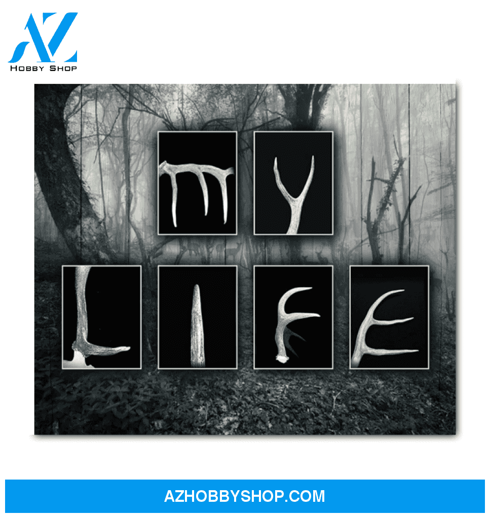 Hunting My Life Special Custom Design Canvas Gift