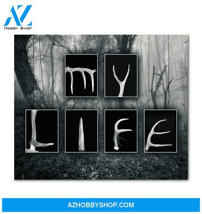 Hunting My Life Special Custom Design Canvas Gift