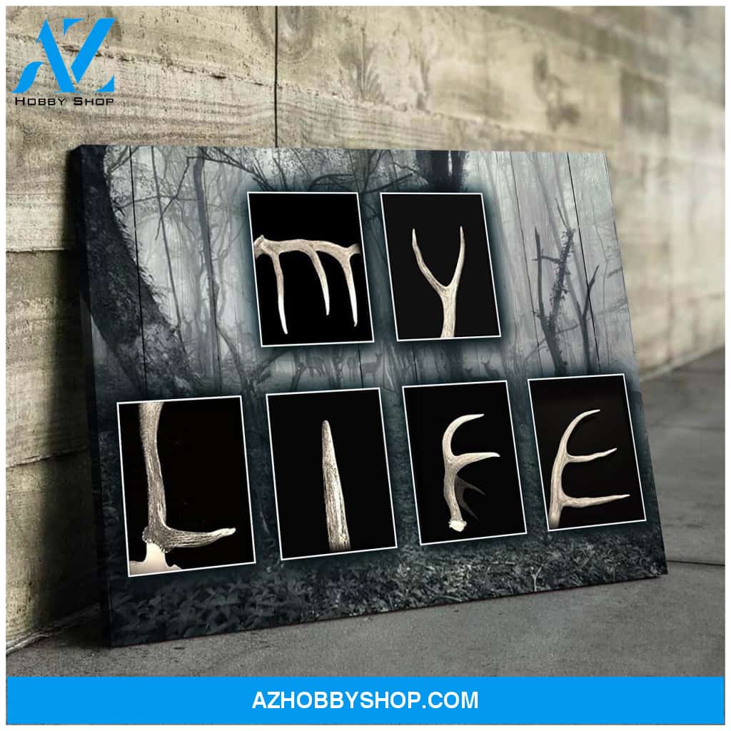 Hunting My Life Special Custom Design Canvas Gift