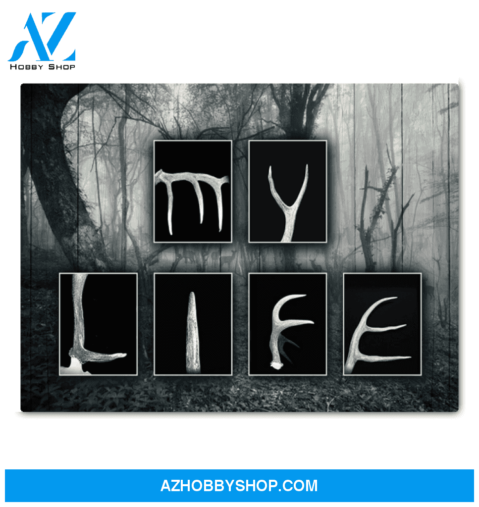 Hunting My Life Special Custom Design Canvas Gift
