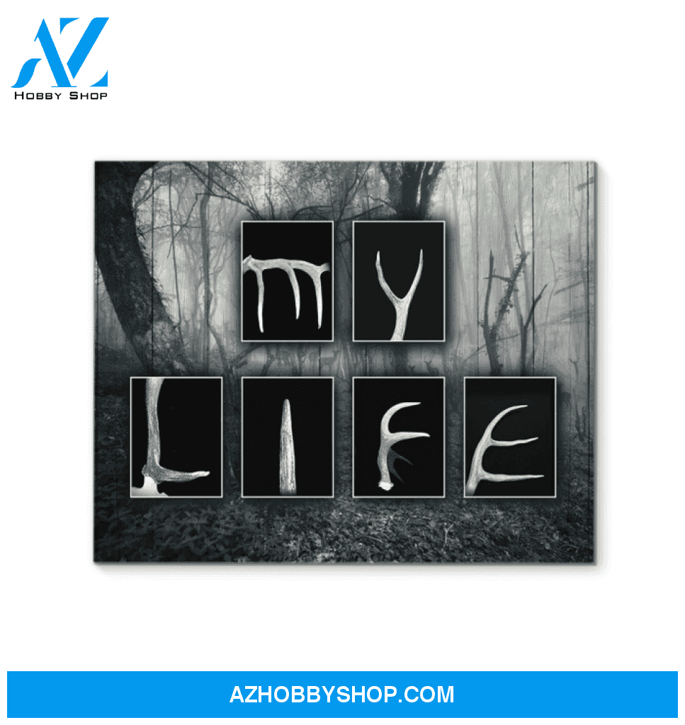 Hunting My Life Special Custom Design Canvas Gift