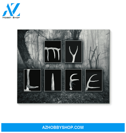 Hunting My Life Special Custom Design Canvas Gift