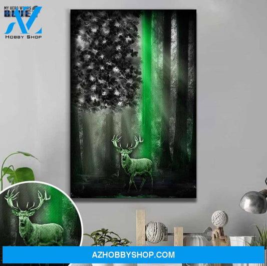 Hunting Thin Green Line Under The Sun Light Full Hd Personalized Customized Canvas Art Wall Art Wall Decor