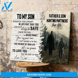 Hunting Gift For Son To My Son From Dad Hunting Lover Canvas